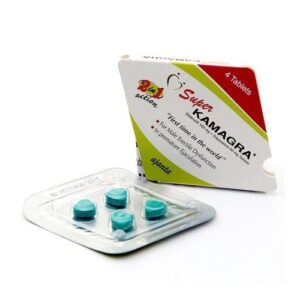 SUPER KAMAGRA 雙效偉哥威而鋼 印度卡瑪格 助勃增硬+持久延遲 澳門正品 4顆/盒